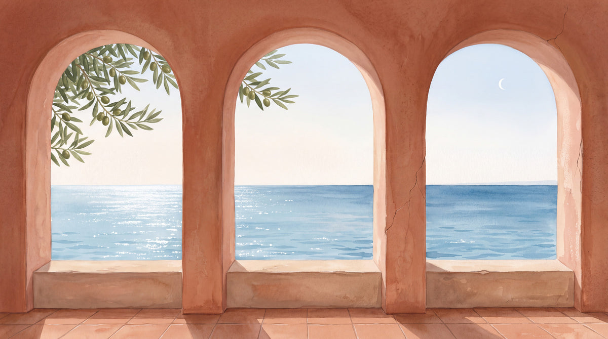 Motif à plat : Arches du Sud