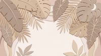 Motif à plat : Feuilles de sable