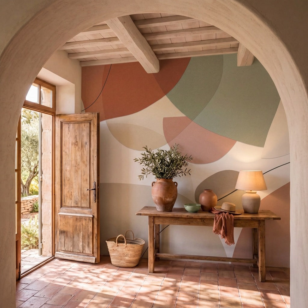 Papier peint panoramique Formes douces dans une entrée