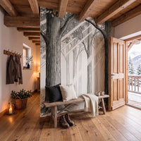 Papier peint panoramique Futaie d'encre dans une entrée