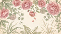Motif à plat : Jardin d'antan