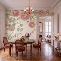 Papier peint panoramique Jardin d'antan dans une salle à manger